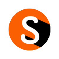 Orange Abc Sticker