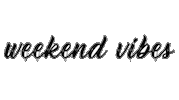 Happy Weekend Sticker