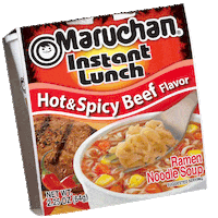 maruchaninc maruchan hot and spicy instant lunch maruchan ramen Sticker