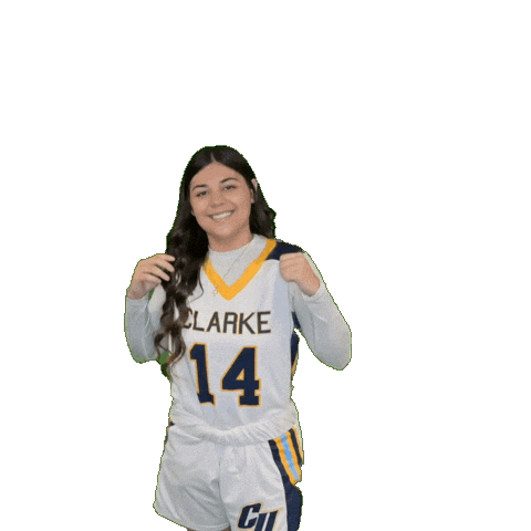 Clarke Athletics Sticker by Clarke University