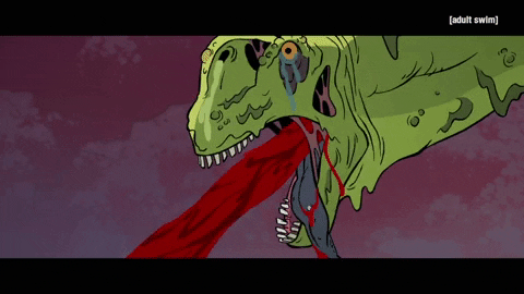 Blood Throw Up GIF by Adult Swim