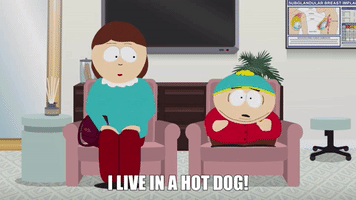 I LIVE IN A HOT DOG!
