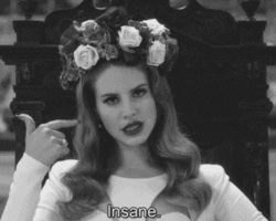 lana del rey insanity GIF