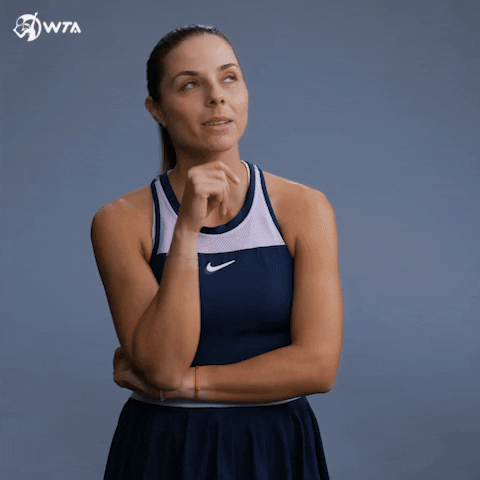 Thinking Idk GIF by WTA