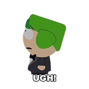 Kyle Broflovski Ugh Sticker by South Park