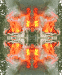 stereo_kontora fire 3d wiggle fireshow GIF