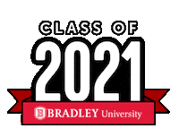 Classof2021 Sticker by Bradley University