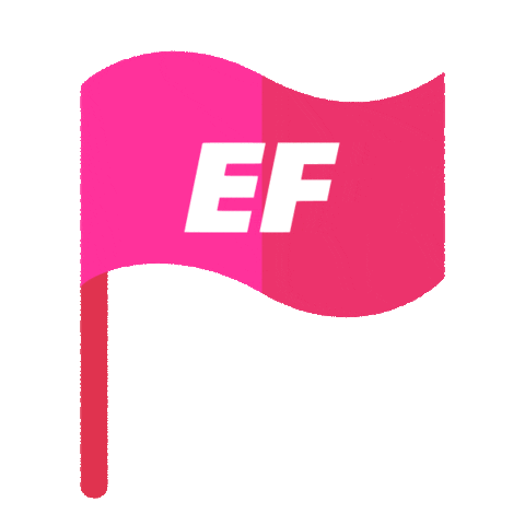Flag Englishfirst Sticker by EF English First Russia