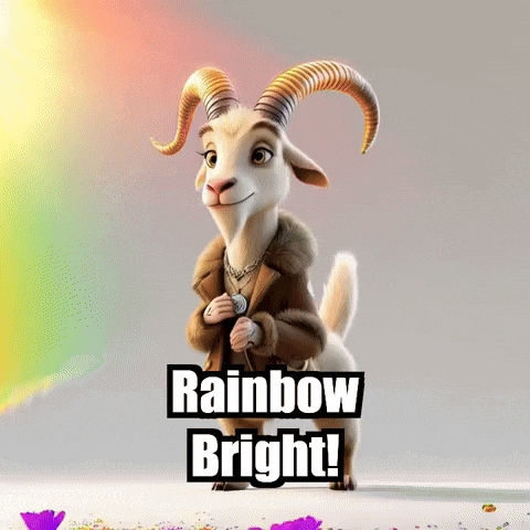 Rainbow Celebrations GIF by Radiantelope