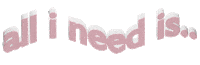 Need Sticker by Kitsch Bitch