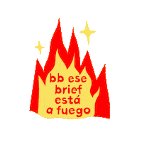 delacruzagency fire bb publicidad puertorico Sticker