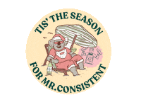 Tis The Season Christmas Sticker by Mr.Consistent