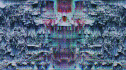 osirisorion glitch abstract skull osirisorion GIF
