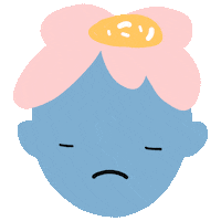 Sad Girl Sticker