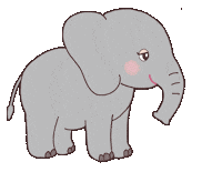 Africa Elephant Sticker by rico