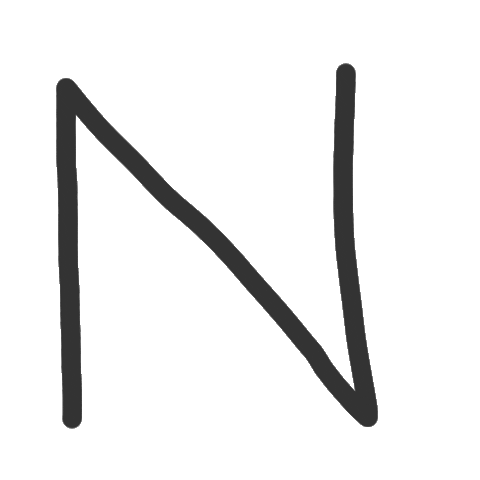N Sticker