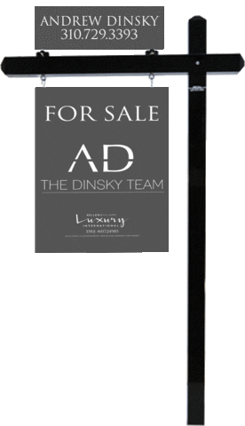 Real Estate For Sale Sign Sticker by The Dinsky Team