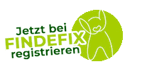 Hund Tierschutz Sticker by FINDEFIX - Das Haustierregister des Deutschen Tierschutzbundes
