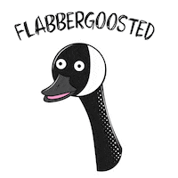 The Goose Omg Sticker by Bare Tree Media