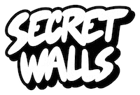 Black And White Art Sticker by Secret Walls