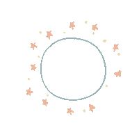 bunte-liane stars moon starry night moon phases Sticker