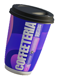 Cup Sticker by Coffeeteria