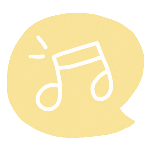 Music Note Pastel Sticker