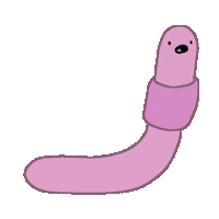 Worm Shelby Sticker