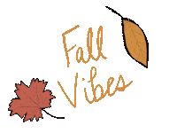 Fall Lettering Sticker