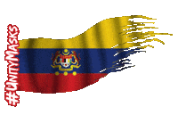 MelindaLooi mask flags sabah kualalumpur Sticker