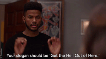 Get Out Goodbye GIF by grown-ish
