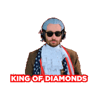 King Diamond Drawing Sticker