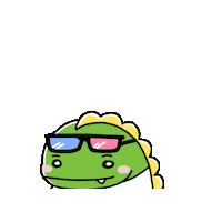 muvumuvio1120 movie cinema dinosaur かわいい Sticker