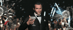morphin cheers happy new year new year fireworks GIF