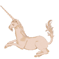 Unicorn Tapestry Sticker by Made590