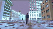 Snow 3D Animation GIF