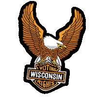 Voting Harley Davidson Sticker by Creative Courage