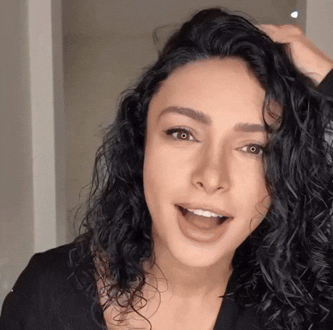 Hair Styling Gorgeous Girl GIF