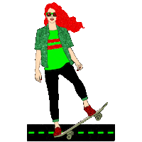 digital art animation Sticker by Rebecca Hendin