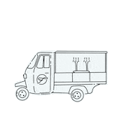 getfizzyatl bar party time fizzy piaggio Sticker
