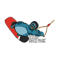 BliBliWatersports bli bli bli blibliwakepark bli bli wake park Sticker