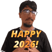 New Year Fireworks Sticker