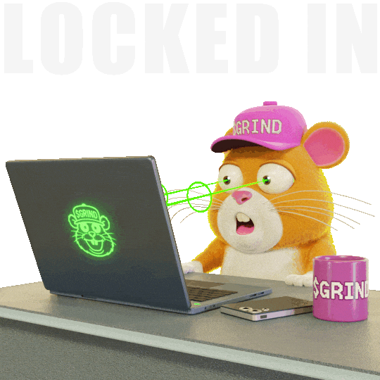 Mesmerising Locked In Sticker by Grind