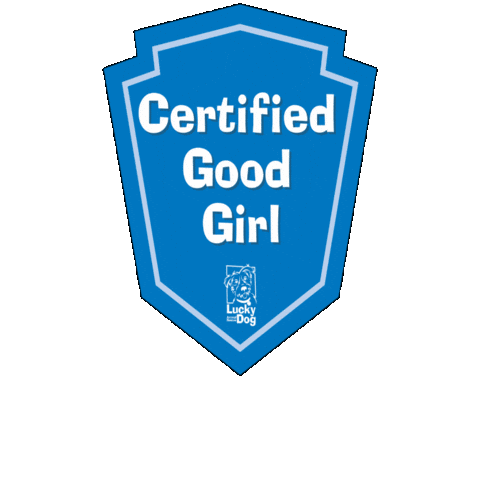 Goodgirl Ldar Sticker by Lucky Dog Animal Rescue