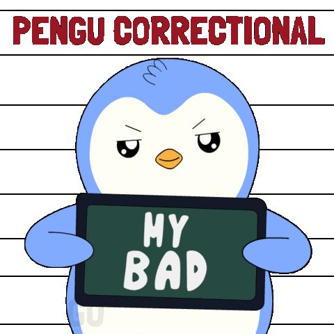 Guilty As Charged Penguin Sticker by Pudgy Penguins