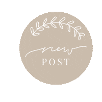 New Post Calligraphy Sticker