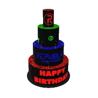 Happy Birthday Sticker by Republic Club Pattaya