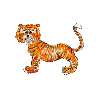 Clemson Football Sticker by Rebecca Powell