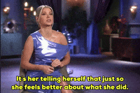 Okay_Decision its her telling herself that just so she feels better about what she did GIF