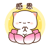 Cat Peach Sticker